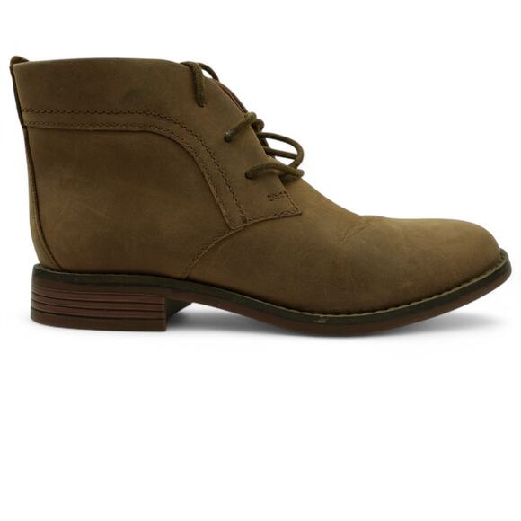 Clarks Collection Ankle Boots Womens 5M Camzin Grace Brown Chukka - Picture 3 of 11